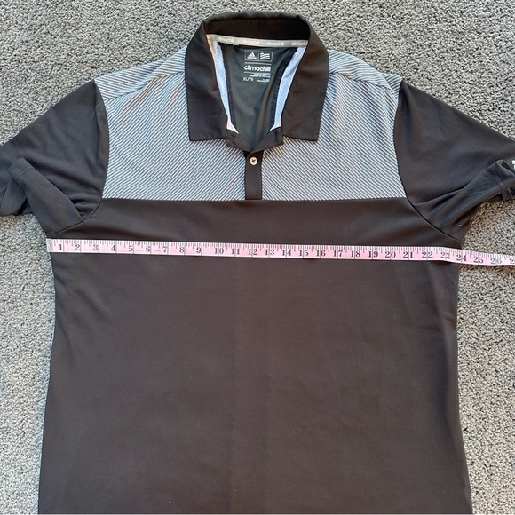 Mens Adidas Climachill Golf Polo Short Sleeve Performance Wear Size XL - Picture 6 of 8